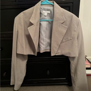 TOPSHOP crop blazer